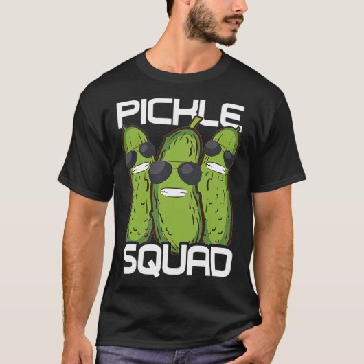 Funny Pickle Squad Novelty Gift Men Kids Big squad T-shirt (Voorkant)