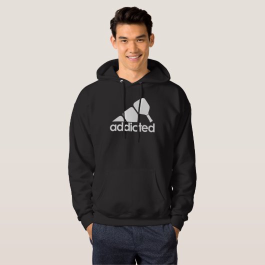 Funny Pickleball Addicted Hoodie (Voorkant volledig)