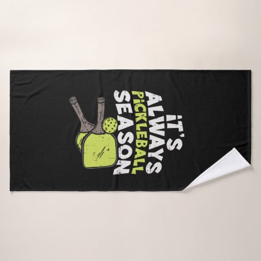 Funny Pickleball Badhanddoek (Badhanddoek)