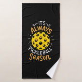 Funny Pickleball Badhanddoek (Badhanddoek)