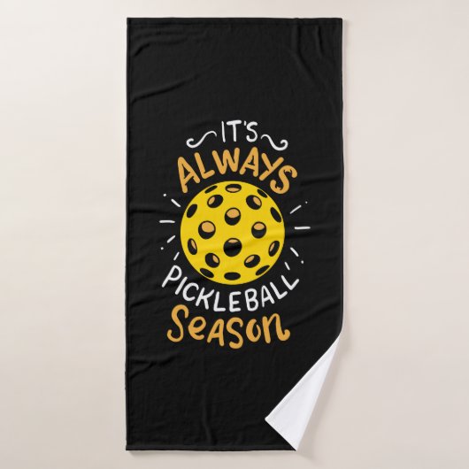 Funny Pickleball Badhanddoek (Badhanddoek)