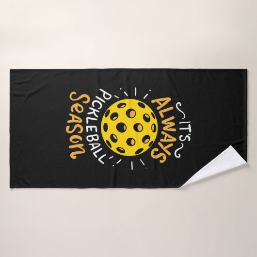 Funny Pickleball Badhanddoek (Badhanddoek)