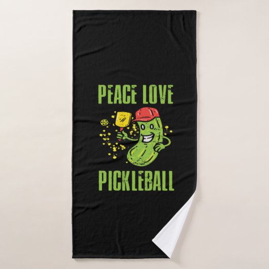 Funny Pickleball Badhanddoek (Badhanddoek)