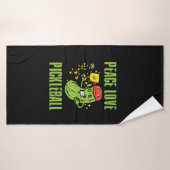 Funny Pickleball Badhanddoek (Badhanddoek)
