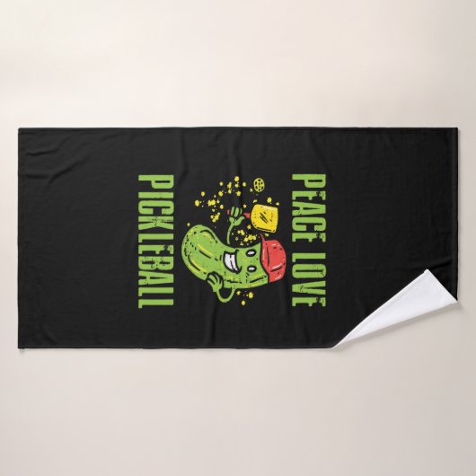 Funny Pickleball Badhanddoek (Badhanddoek)