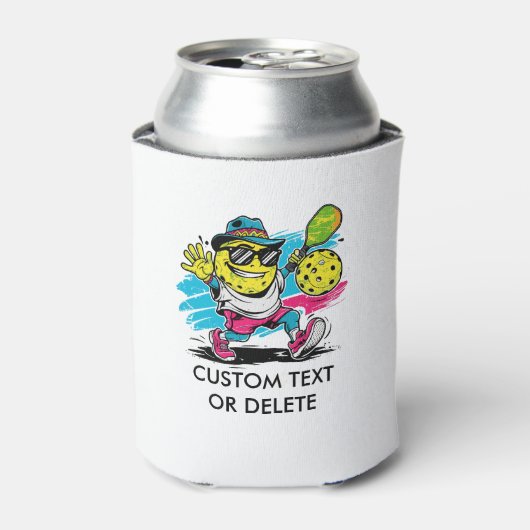 funny pickleball blikjeskoeler (Blikje Voorkant)