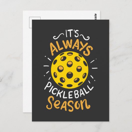 Funny Pickleball Briefkaart (Voorkant / Achterkant)