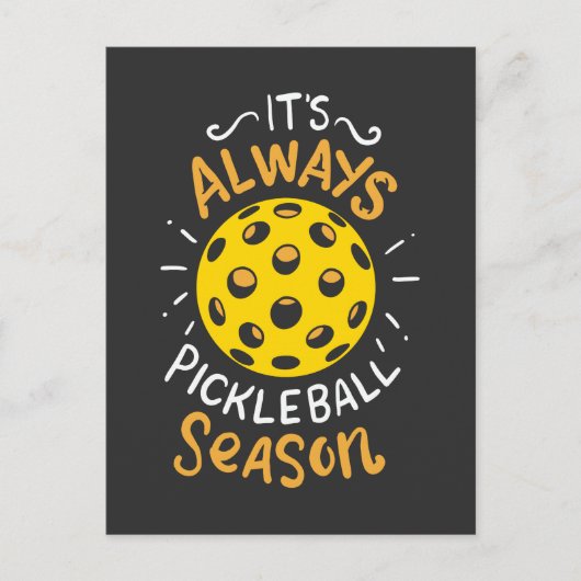 Funny Pickleball Briefkaart (Voorkant)