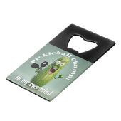 Funny Pickleball Champ / Credit Kaart flesopener Creditkaart Flessenopener (Achterkant Gekanteld)