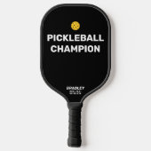 Funny Pickleball Champion Custom Text Name Pickleball Paddle (Achterkant)