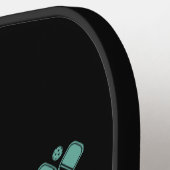 Funny Pickleball Citaat dat ik geen therapie nodi Paddle (Links Detail)