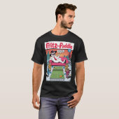 Funny Pickleball Cool Cats Rooftop Rally POSTER T-shirt (Voorkant volledig)