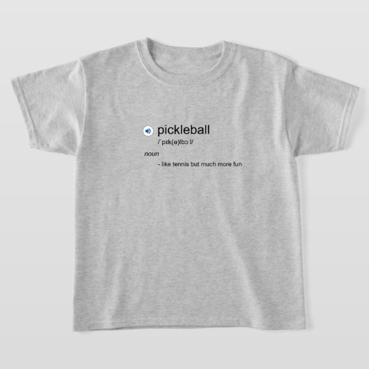 😂 Funny pickleball Definition T-Shirt (Laagn)