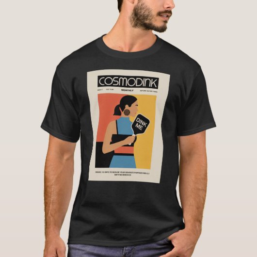 Funny Pickleball Dink Me Hot Spin Poster T-shirt (Voorkant)