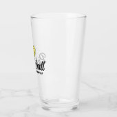 Funny pickleball drink cadeau voor moeder of vader glas (Links)