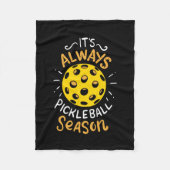 Funny Pickleball Fleece Deken (Voorkant)