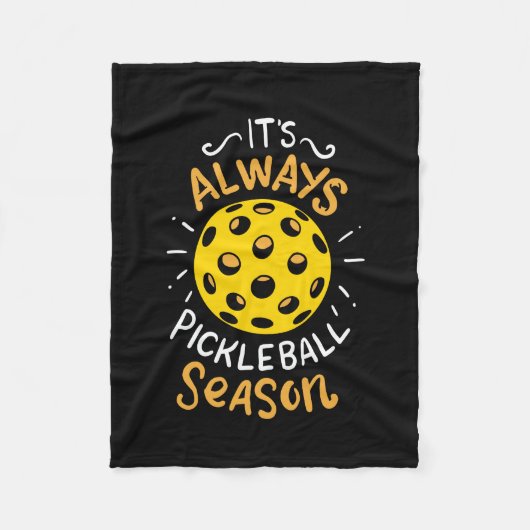 Funny Pickleball Fleece Deken (Voorkant)