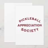 Funny Pickleball Gezegde Kaart (Voorkant / Achterkant)