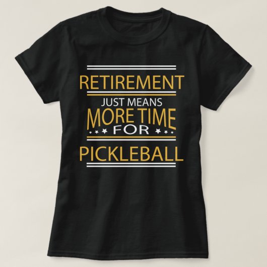 Funny Pickleball Gezegden T-shirt (Design voorkant)