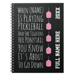 Funny Pickleball Gifts For Her Teen Girls Women Notitieboek