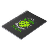 Funny Pickleball Gifts Notitieboek (Linkerzijde)
