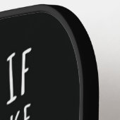 Funny Pickleball Gifts Player Lover Fan Humor Paddle (Links Detail)