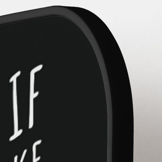 Funny Pickleball Gifts Player Lover Fan Humor Pickleball Paddle (Links Detail)