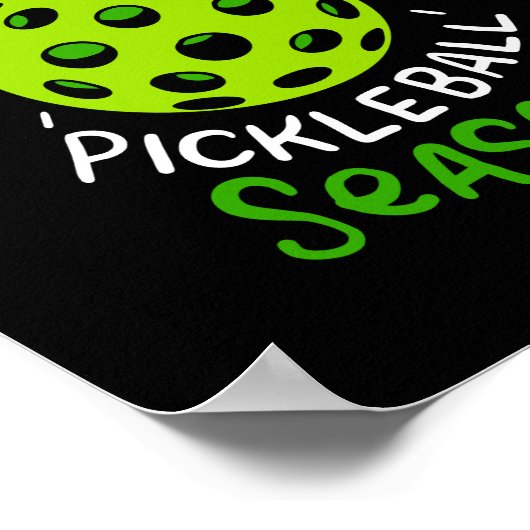 Funny Pickleball Gifts Poster (Hoek)