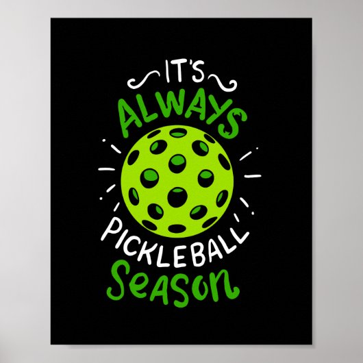 Funny Pickleball Gifts Poster (Voorkant)