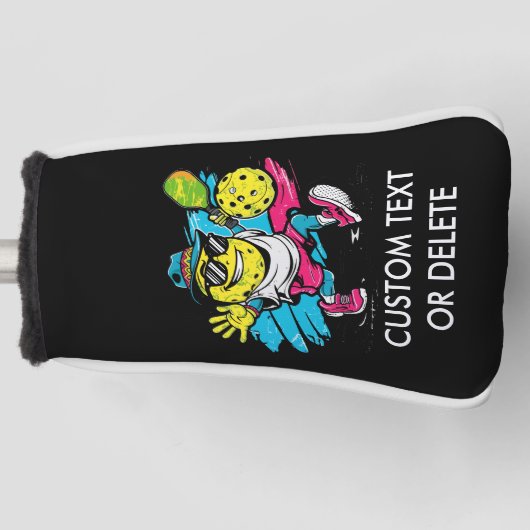 funny pickleball golfheadcover (Voorkant)