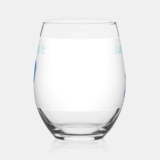 Funny Pickleball gooit het gewoon af Wijnglas Zonder Voet (Links)