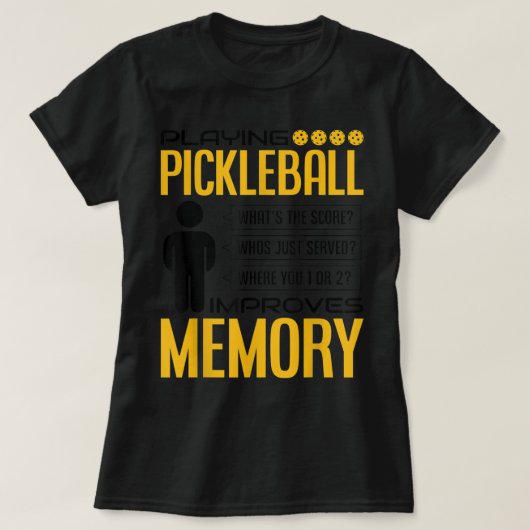 Funny Pickleball Graphic for Women and Mannen Pick T-shirt (Design voorkant)
