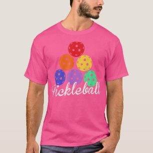 Funny Pickleball Graphic for Women and Mannen Pick T-shirt