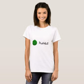 Funny Pickleball Green Face T-shirt (Voorkant volledig)
