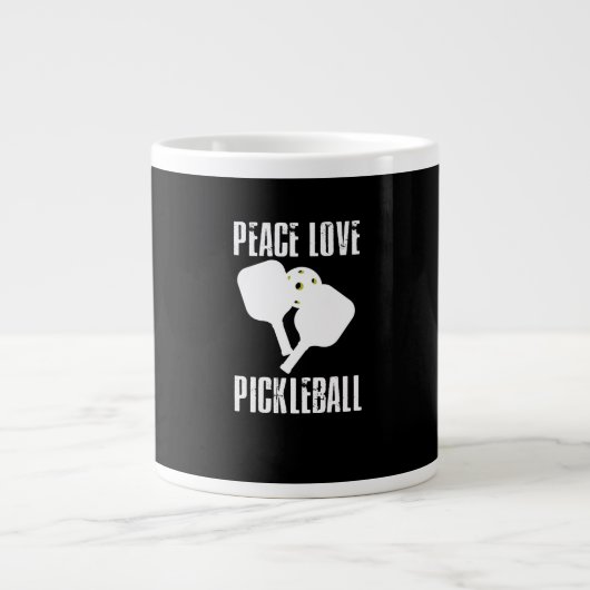 Funny Pickleball Grote Koffiekop (Voorkant)
