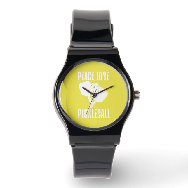 Funny Pickleball Horloge (Voorkant)