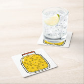 Funny Pickleball Jar Kartonnen Onderzetters (Insitu)
