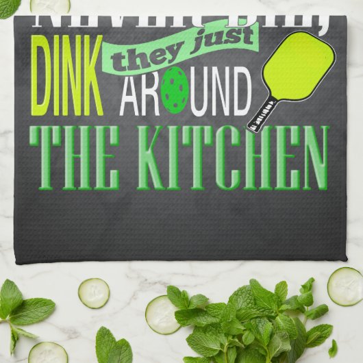 Funny Pickleball Joke Old Picklers Theedoek (Gevouwen)