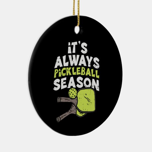 Funny Pickleball Keramisch Ornament (Rechts)
