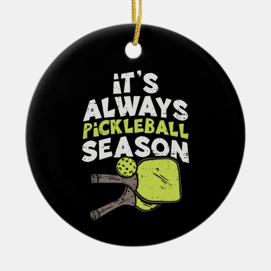 Funny Pickleball Keramisch Ornament (Voorkant)