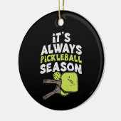 Funny Pickleball Keramisch Ornament (Links)