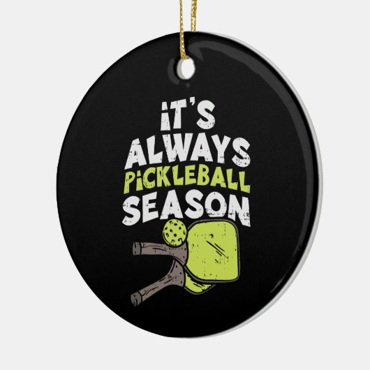 Funny Pickleball Keramisch Ornament (Links)