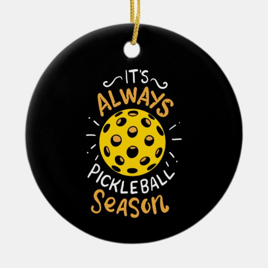 Funny Pickleball Keramisch Ornament (Voorkant)