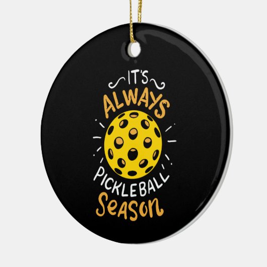 Funny Pickleball Keramisch Ornament (Links)