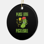 Funny Pickleball Keramisch Ornament (Links)