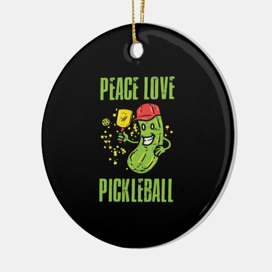 Funny Pickleball Keramisch Ornament (Links)