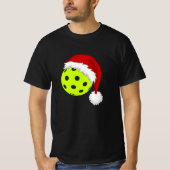 Funny Pickleball Kerstmis T-shirt (Voorkant)