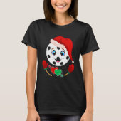 Funny Pickleball Kerstmis T-shirt (Voorkant)