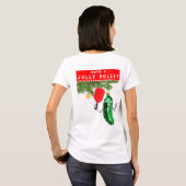 Funny Pickleball Kerstmis T-shirt (Achterkant volledig)