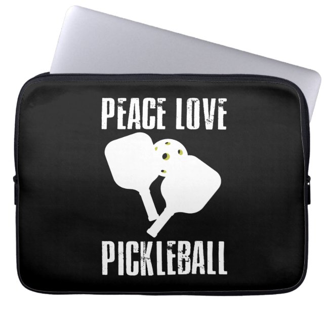 Funny Pickleball Laptop Sleeve (Voorkant)